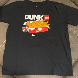 Nike Dunk 'Em Black Tee with Graphic
